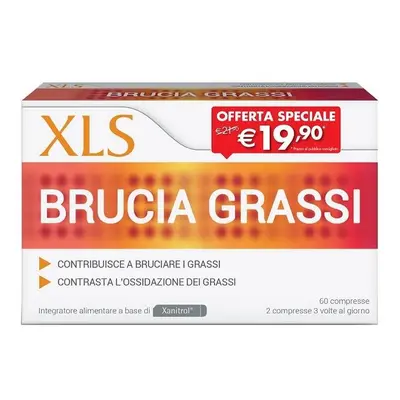 XLS Brucia Grassi Integratore per Dimagrire 60 compresse Taglio Prezzo