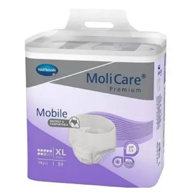 Molicare Mobile Pull Up Notte 8 Gocce Pannoloni per Incontinenza Severa Taglia XL 14 pezzi