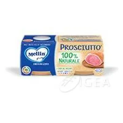 Mellin Omogeneizzato Gusto Prosciutto 2x80 grammi