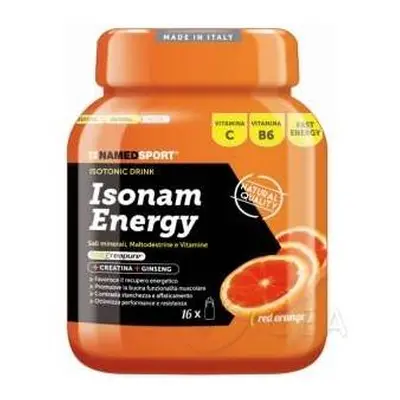 Named Sport Isonam Energy Integratore Sali Minerali per Sportivi Gusto Arancia 480 g