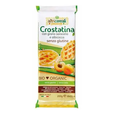 Probios Altri Cereali Gusto Albicocca Crostatina biologica con Grano Saraceno 6 x 4 g