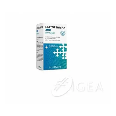 Promopharma Lattoferrina 200 Immuno Sistema Immunitario 30 Capsule