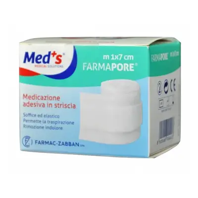 Med's Pore Medicazione Adesiva 1m x 7cm