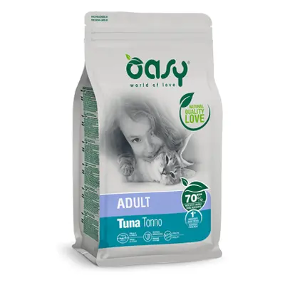 Oasy Lifestage Adult Cibo Secco per Gatti Gusto Tonno 300 g