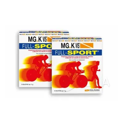 MGK Vis Full Sport Integratore Sali Minerali, Amminoacidi, Zuccheri 10 bustine x 11 g