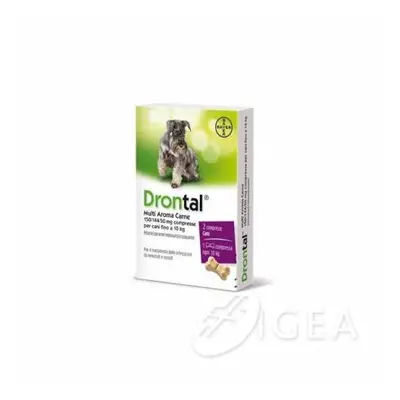 Bayer Drontal Multi Aroma Carne Antiparassitario per Cani 6 compresse