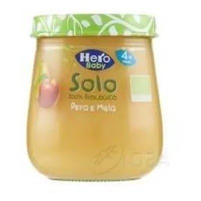 Hero Baby Solo Omogeneizzato Biologico Pera e Mela 120 gr