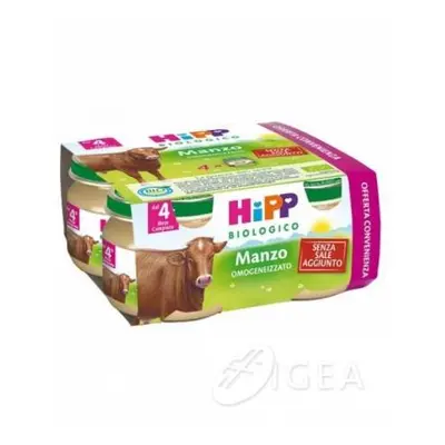 Hipp Bio Omogeneizzato Biologico Manzo 4x80 g