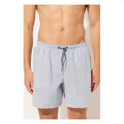 Calzedonia Boxer a Righe Uomo Costume Formentera Uomo Blu Taglia