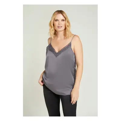 Mara Venier per Luisa Viola TOP LINGERIE GREY Donna