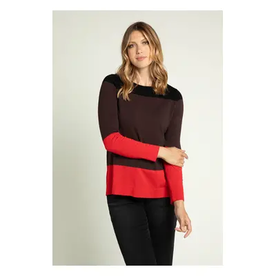 Luisa Viola MAGLIA COLOR BLOCK Donna