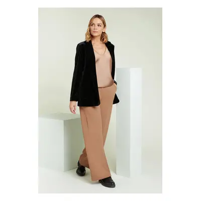 Mara Venier per Luisa Viola PANTALONI PALAZZO IN CREPE CADY Donna