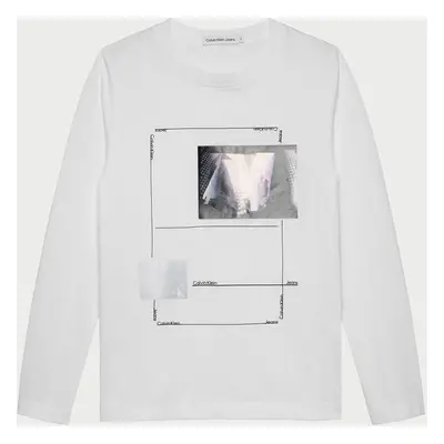 T-shirt girocollo Calvin klein in cotone per bambini