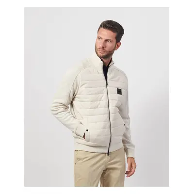 Giubbotto uomo Boss fullzip in misto lana vergine