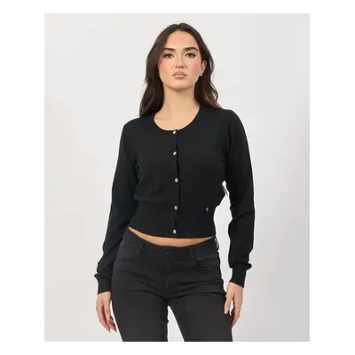 Cardigan donna Yes Zee cropped con bottoni