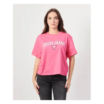 T-shirt Guess boxy con logo