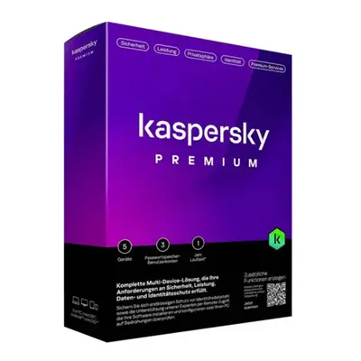 Kaspersky Premium - PC / MAC / ANDROID / IOS 5 DISPOSITIVI / 1 ANNO SOLO EUROPA