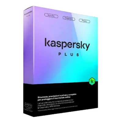 Kaspersky Plus - PC / MAC / ANDROID / IOS 3 DISPOSITIVI / 1 ANNO SOLO USA