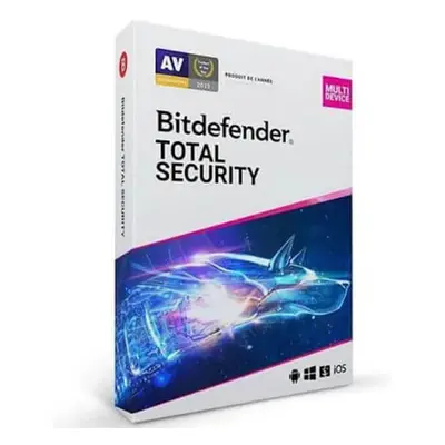 Bitdefender Total Security - PC / MAC / ANDROID / IOS 1 DISPOSITIVO / 2 ANNI