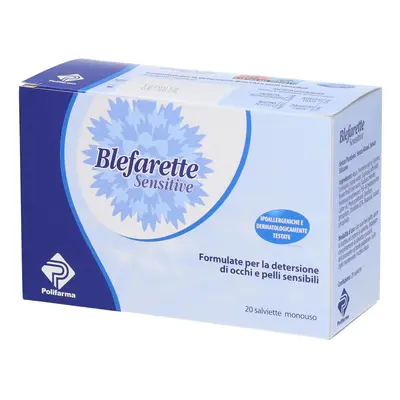 Polifarma Blefarette Sensitive Salviette Monouso 20 pz