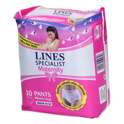 Lines Specialist Pants Maternity Post Parto Large 1 pz Pannolini