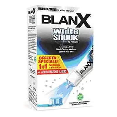 Blanx white shock 50ml x2 pezzi + led offerta speciale