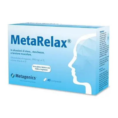 Metagenics Metarelax New Integratore contro Stanchezza, Stress e Tensione muscolare 45 Compresse
