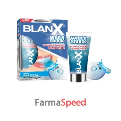 blanx white shock trattamento power white gel 30 ml con bite